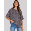 imageANRABESS Womens Tops Oversized T Shirts Short Sleeve Crewneck Summer Casual Loose Basic Tee Shirt 2025 Trendy Fashion ClothesFloral Black