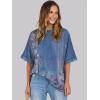 imageANRABESS Womens Tops Oversized T Shirts Short Sleeve Crewneck Summer Casual Loose Basic Tee Shirt 2025 Trendy Fashion ClothesFloral Blue Flower