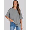 imageANRABESS Womens Tops Oversized T Shirts Short Sleeve Crewneck Summer Casual Loose Basic Tee Shirt 2025 Trendy Fashion ClothesGray