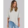 imageANRABESS Womens Tops Oversized T Shirts Short Sleeve Crewneck Summer Casual Loose Basic Tee Shirt 2025 Trendy Fashion ClothesLight Gray