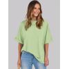 imageANRABESS Womens Tops Oversized T Shirts Short Sleeve Crewneck Summer Casual Loose Basic Tee Shirt 2025 Trendy Fashion ClothesLight Green