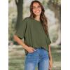 imageANRABESS Womens Tops Oversized T Shirts Short Sleeve Crewneck Summer Casual Loose Basic Tee Shirt 2025 Trendy Fashion ClothesOlive Green