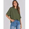 imageANRABESS Womens Tops Oversized T Shirts Short Sleeve Crewneck Summer Casual Loose Basic Tee Shirt 2025 Trendy Fashion ClothesOlive Green