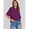 imageANRABESS Womens Tops Oversized T Shirts Short Sleeve Crewneck Summer Casual Loose Basic Tee Shirt 2025 Trendy Fashion ClothesPurple