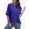imageANRABESS Womens Tops Oversized T Shirts Short Sleeve Crewneck Summer Casual Loose Basic Tee Shirt 2025 Trendy Fashion ClothesRoyal Blue