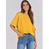imageANRABESS Womens Tops Oversized T Shirts Short Sleeve Crewneck Summer Casual Loose Basic Tee Shirt 2025 Trendy Fashion ClothesYellow