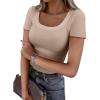 imageANRABESS Women Short Sleeve Tops Scoop Neck Ribbed Knit Slim Fitted Basic Tee Shirts 2025 Casual Summer Trendy ClothesLight Khaki