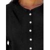 imageANRABESS Cardigan Sweaters for Women Cropped Lightweight Long Sleeve Casual Button Down Knit Cute Y2k Trendy Outfit 2025 FallBlack