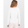 imageANRABESS Cardigan Sweaters for Women Cropped Lightweight Long Sleeve Casual Button Down Knit Cute Y2k Trendy Outfit 2025 FallWhite