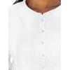 imageANRABESS Cardigan Sweaters for Women Cropped Lightweight Long Sleeve Casual Button Down Knit Cute Y2k Trendy Outfit 2025 FallWhite