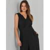 imageANRABESS Jumpsuits for Women Summer Dressy Casual Linen Romper Sleeveless V Neck High Waist Wide Leg Beach Vacation OutfitsBlack