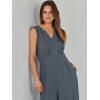 imageANRABESS Jumpsuits for Women Summer Dressy Casual Linen Romper Sleeveless V Neck High Waist Wide Leg Beach Vacation OutfitsDeep Grey