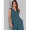 imageANRABESS Jumpsuits for Women Summer Dressy Casual Linen Romper Sleeveless V Neck High Waist Wide Leg Beach Vacation OutfitsLake Blue