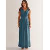 imageANRABESS Jumpsuits for Women Summer Dressy Casual Linen Romper Sleeveless V Neck High Waist Wide Leg Beach Vacation OutfitsLake Blue