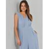 imageANRABESS Jumpsuits for Women Summer Dressy Casual Linen Romper Sleeveless V Neck High Waist Wide Leg Beach Vacation OutfitsSky