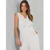 imageANRABESS Jumpsuits for Women Summer Dressy Casual Linen Romper Sleeveless V Neck High Waist Wide Leg Beach Vacation OutfitsWhite