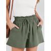 imageANRABESS Linen Shorts for Women Summer Casual Wide Leg Loose High Waist Drawstring Dressy Beach Shorts 2025 Comfy ClothesGreen