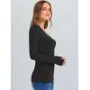 imageANRABESS Long Sleeve Shirts for Women V Neck Ribbed Knit Slim Fall Basic Tshirts Going Out Tops 2025 Casual Trendy ClothesBlack