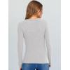 imageANRABESS Long Sleeve Shirts for Women V Neck Ribbed Knit Slim Fall Basic Tshirts Going Out Tops 2025 Casual Trendy ClothesBright Grey