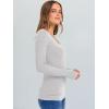 imageANRABESS Long Sleeve Shirts for Women V Neck Ribbed Knit Slim Fall Basic Tshirts Going Out Tops 2025 Casual Trendy ClothesBright Grey