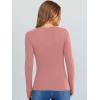 imageANRABESS Long Sleeve Shirts for Women V Neck Ribbed Knit Slim Fall Basic Tshirts Going Out Tops 2025 Casual Trendy ClothesCoral Pink