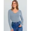imageANRABESS Long Sleeve Shirts for Women V Neck Ribbed Knit Slim Fall Basic Tshirts Going Out Tops 2025 Casual Trendy ClothesGrey Blue
