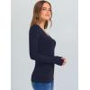 imageANRABESS Long Sleeve Shirts for Women V Neck Ribbed Knit Slim Fall Basic Tshirts Going Out Tops 2025 Casual Trendy ClothesNavy Blue