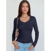 imageANRABESS Long Sleeve Shirts for Women V Neck Ribbed Knit Slim Fall Basic Tshirts Going Out Tops 2025 Casual Trendy ClothesNavy Blue