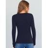 imageANRABESS Long Sleeve Shirts for Women V Neck Ribbed Knit Slim Fall Basic Tshirts Going Out Tops 2025 Casual Trendy ClothesNavy Blue