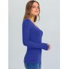 imageANRABESS Long Sleeve Shirts for Women V Neck Ribbed Knit Slim Fall Basic Tshirts Going Out Tops 2025 Casual Trendy ClothesRoyal Blue