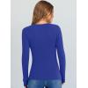 imageANRABESS Long Sleeve Shirts for Women V Neck Ribbed Knit Slim Fall Basic Tshirts Going Out Tops 2025 Casual Trendy ClothesRoyal Blue