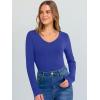 imageANRABESS Long Sleeve Shirts for Women V Neck Ribbed Knit Slim Fall Basic Tshirts Going Out Tops 2025 Casual Trendy ClothesRoyal Blue