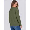 imageANRABESS Sweaters for Women Long Sleeve Lightweight Crewneck Soft Basic Knit 2025 Fall Loose Fit Pullover TopsArmy Green