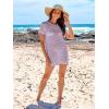 imageANRABESS Swimsuit Cover Up for Women 2025 Crochet Bathing Suit Swimwear Mesh Knit Beach Dress Summer Vacation Outfit ClothesLight Purple