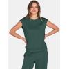 imageANRABESS Two Piece Sets for Women Summer Sleeveless Sweatsuits Wide Leg Casual Lounge Set Matching Vacation Travel OutfitsDeep Green