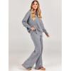 imageANRABESS Women 2 Piece Outfits Oversized Chunky Knit Sweater Top Wide Leg Pants 2025 Fall Lounge Set Trendy Cozy ClothesDark Grey