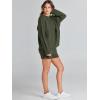 imageANRABESS Women 2 Piece Outfits Sweater Lounge Loungewear Sets 2025 Fall Cable Knit Oversized Sweaters Shorts Matching SetsArmy Green