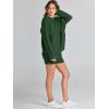 imageANRABESS Women 2 Piece Outfits Sweater Lounge Loungewear Sets 2025 Fall Cable Knit Oversized Sweaters Shorts Matching SetsDeep Green