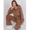 imageANRABESS Women 2 Piece Outfits Sweatsuit Oversized Sweatshirt Sweatpants Tracksuit Sweat Lounge Matching Set 2025 Fall TrendyBurnt Brown