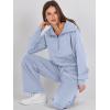 imageANRABESS Women 2 Piece Outfits Sweatsuit Oversized Sweatshirt Sweatpants Tracksuit Sweat Lounge Matching Set 2025 Fall TrendyDusty Blue
