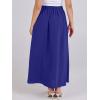 imageANRABESS Women ALine Pleated High Waist Maxi Skirt Full Ankle Length Flowy Swing Elegant Dressy Casual Work Long SkirtsRoyal Blue