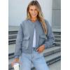imageANRABESS Women Cropped Bomber Jacket 2025 Fashion Casual Trendy Varsity Y2k JacketsGrey Blue