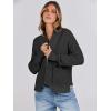 imageANRABESS Women Jackets Sweaters Long Sleeve Open Front Loose Lightweight Knit Cropped Cardigan 2025 Fall Trendy CoatsBlack
