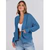 imageANRABESS Women Jackets Sweaters Long Sleeve Open Front Loose Lightweight Knit Cropped Cardigan 2025 Fall Trendy CoatsBlue