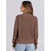 imageANRABESS Women Jackets Sweaters Long Sleeve Open Front Loose Lightweight Knit Cropped Cardigan 2025 Fall Trendy CoatsBrown