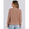 imageANRABESS Women Jackets Sweaters Long Sleeve Open Front Loose Lightweight Knit Cropped Cardigan 2025 Fall Trendy CoatsCamel