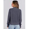 imageANRABESS Women Jackets Sweaters Long Sleeve Open Front Loose Lightweight Knit Cropped Cardigan 2025 Fall Trendy CoatsDeep Grey