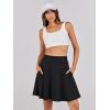 imageANRABESS Women Knee Length Tennis Golf Skorts Skirts Summer High Waisted Athletic Skirt Casual Travel Builtin Shorts ClothesBlack