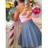 imageANRABESS Women Knee Length Tennis Golf Skorts Skirts Summer High Waisted Athletic Skirt Casual Travel Builtin Shorts ClothesBlue