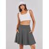 imageANRABESS Women Knee Length Tennis Golf Skorts Skirts Summer High Waisted Athletic Skirt Casual Travel Builtin Shorts ClothesDeep Gray